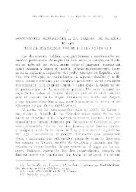 Portada:Documentos referentes a la prisión de Boabdil en 1483 / por el reverendo padre Luciano Serrano