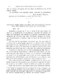 Portada:Informe sobre declaración de monumento nacional del puente romano de Alcántara / Antonio Blázquez