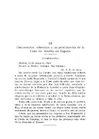 Portada:Documentos referentes a las postrimerías de la Casa de Austria en España. [1690-1691]. (Continuación) / Príncipe Adalberto de Baviera y Gabriel Maura Gamazo