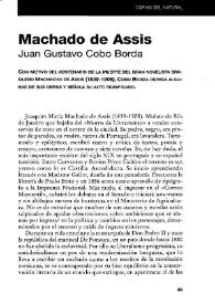 Portada:Machado de Assis / Juan Gustavo Cobo Borda