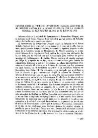 Portada:Academia : Boletín de la Real Academia de Bellas Artes de San Fernando. Primer semestre 1954. Número 3. Informes y Comunicaciones