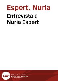 Portada:Entrevista a Nuria Espert