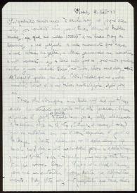 Portada:Carta de Asunción Balaguer a Francisco Rabal. Mieres, 9 de agosto de 1953