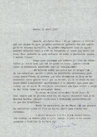 Portada:Carta de Luis Buñuel a Francisco Rabal. México, 21 de abril de 1964