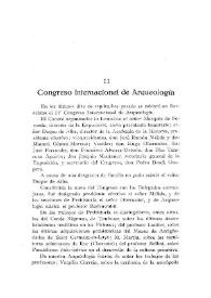 Portada:Congreso Internacional de Arqueología [IV Congreso, Barcelona, septiembre 1929]