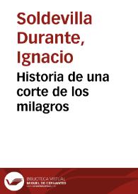 Portada:Historia de una corte de los milagros