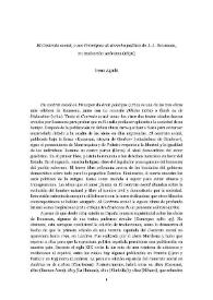 Portada:\"El Contrato social, o sea Principios de derecho político\" de J.-J. Rousseau, en traducción anónima (1836) / Irene Aguilà