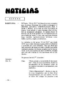 Portada:Boletín Iberoamericano de Teatro para la Infancia y la Juventud, núm. 20 (enero-marzo 1981). Noticias