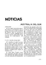 Portada:Boletín Iberoamericano de Teatro para la Infancia y la Juventud, núm. 27 (octubre-diciembre 1982). Noticias