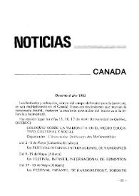 Portada:Boletín Iberoamericano de Teatro para la Infancia y la Juventud, núm. 30 (julio-septiembre 1983). Noticias