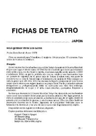 Portada:Boletín Iberoamericano de Teatro para la Infancia y la Juventud, núm. 43 (octubre-diciembre 1988). Fichas de teatro
