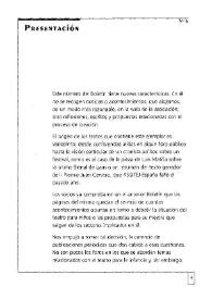 Portada:Boletín Iberoamericano de Teatro para la Infancia y la Juventud, núm. 6 (octubre-diciembre 2003). Presentación / Lola Lara