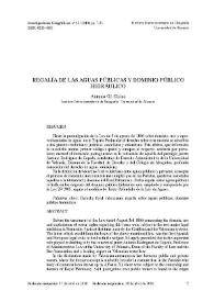 Portada:Regalía de las aguas públicas y dominio público hidráulico / Antonio Gil Olcina