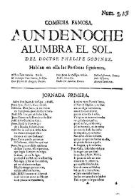 Portada:Aun de noche alumbra el sol / del doctor Phelipe Godinez