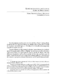 Portada:El procedimiento judicial en el \"Libro de Buen Amor\" / María Francisca Gámez Montalvo