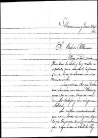 Portada:Carta de Aquilino Méndez a Rafael Altamira. Chinameca, 21 de enero de 1910