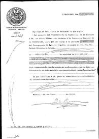 Portada:Carta de J.C. Sierra a Rafael Altamira. México, 25 de enero de 1910