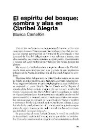 Portada:El espíritu del bosque: sombra y alas en Claribel Alegría / Blanca Castellón