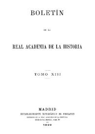 Portada:Tomo 13, Año 1888