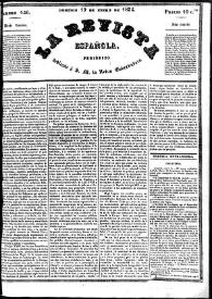 Portada:Núm. 146, domingo 19 de enero de 1834