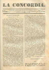 Portada:Tomo I, semestre I, núm. 15, 8 de abril de 1844
