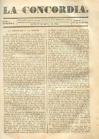 Portada:Tomo I, semestre I, núm. 22, 27 de mayo de 1844