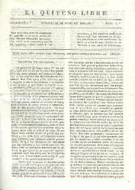 Portada:Año I, trimestre I, núm. 7, domingo 23 de junio de 1833