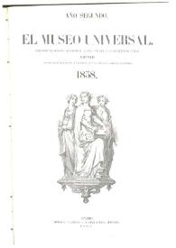Portada:Núm. 1, Madrid 15 de enero de 1858, Año II