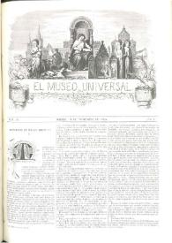 Portada:Núm. 21, Madrid 15 de noviembre de 1858, Año II