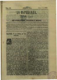 Portada:Núm. 11, abril 5 de 1840