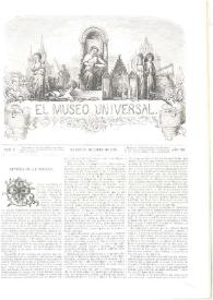 Portada:Núm. 5, Madrid 31 de enero de 1864, Año VIII