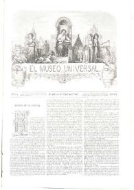 Portada:Núm. 8, Madrid 21 de febrero de 1864, Año VIII