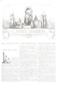 Portada:Núm. 20, Madrid 14 de mayo de 1865, Año IX