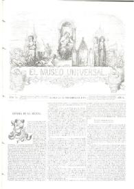 Portada:Núm. 38, Madrid 23 de setiembre de 1866, Año X [sic]
