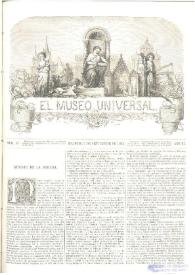 Portada:Núm. 37, Madrid 14 de setiembre de 1867, Año XI [sic]