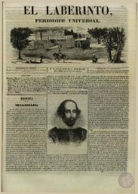 Portada:Núm. 15, sábado 1º de junio 1844