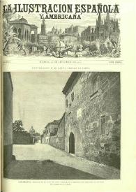Portada:Año XXVI. Núm. 36. Madrid, 30 de setiembre de 1882 [sic]