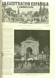 Portada:Año XXVI. Núm. 40. Madrid, 30 de octubre de 1882