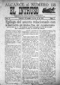 Portada:Tri-Semanario Joco-serio netamente independiente. Tomo II, núm. 2, jueves 29 de diciembre de 1921