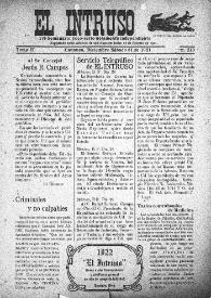 Portada:Tri-Semanario Joco-serio netamente independiente. Tomo II, núm. 219, sábado 31 de enero de 1921