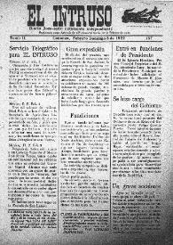 Portada:Diario Joco-serio netamente independiente. Tomo II, núm. 137, domingo 5 de febrero de 1922
