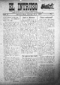 Portada:Diario Joco-serio netamente independiente. Tomo II, núm. 173, domingo 19 de marzo de 1922
