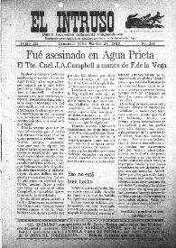 Portada:Diario Joco-serio netamente independiente. Tomo III, núm. 281, martes 25 de julio de 1922