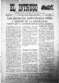 Portada:Diario Joco-serio netamente independiente. Tomo III, núm. 284, viernes 28 de julio de 1922