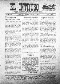 Portada:Diario Joco-serio netamente independiente. Tomo III, núm. 293, martes 7 [8] de agosto de 1922