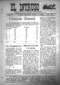 Portada:Diario Joco-serio netamente independiente. Tomo IV, núm. 316, domingo 3 de septiembre de 1922