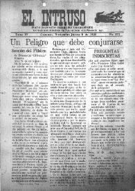 Portada:Diario Joco-serio netamente independiente. Tomo IV, núm. 371, jueves 9 de noviembre de 1922