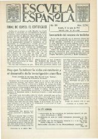 Portada:Año XXII, núm. 1134, 19 de julio de 1962