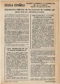 Portada:Año XXIII, 2º Suplemento al núm. 1193 de agosto de 1963