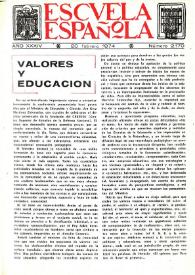 Portada:Año XXXIV, núm. 2170, 20 de febrero de 1974